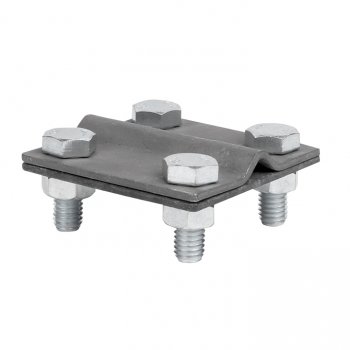 Фотография товара 'EKF Зажим универсальный полоса 30 - прут 10 (пластина 57x57мм) HZ PROxima lp-55911'