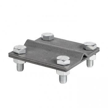 Фотография товара 'EKF Зажим универсальный полоса 40 - прут 10 (пластина 70*70мм) Cu PROxima lp-55922-cu'