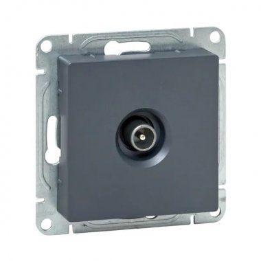 Фотография товара 'EKF UP1-SOG-TV-3 Механизм розетки TV, оконечная, графит Эпика'