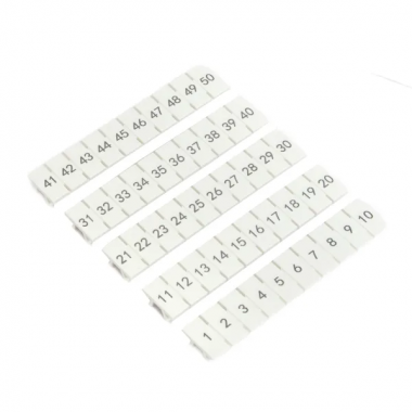 Фотография товара 'EKF scr-ut-mrk-2,5-1-50 Маркировка для клемм 2.5 UT 1-50'