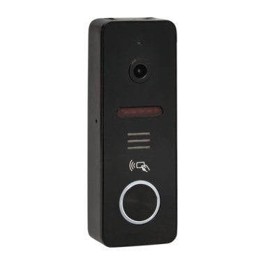 Фотография товара 'EKF int-cpv-02 Вызывная видеопанель со счит. ключей CPV-02 чер. 4пр. 1000TVL IP65'