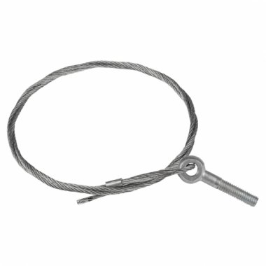 Фотография товара 'EKF trrbm6-10 Трос стальной с рым-болтом М6 10 м (2 мм)'