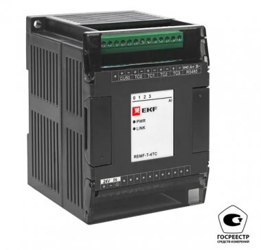 Фотография товара 'EKF REMF-T-4TC-V Модуль ввода термопар REMF 4 PRO-Logic'