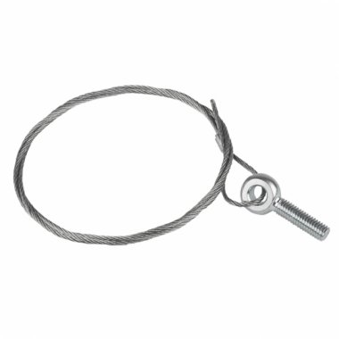 Фотография товара 'EKF trrbm8-3 Трос стальной с рым-болтом М8 3 м (2 мм)'