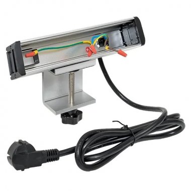 Фотография товара 'EKF cl-vnbco-10-s Встраиваемый настольный розеточный блок для крепления к столу, 10 модулей'