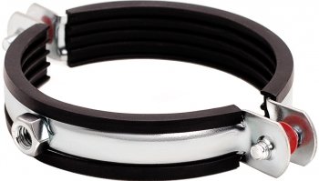 Фотография товара 'EKF Хомут стальной 4 (107-116мм), с уплотнителем hsu1400'