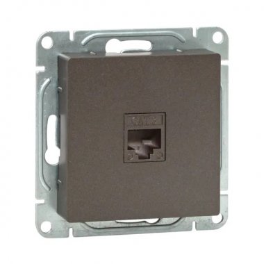 Фотография товара 'EKF UP1-SOM-RJ11 Механизм розетки RJ11, мокко Эпика'