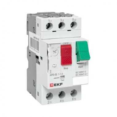 Фотография товара 'EKF apd-me-1.6 Автомат пуска двигателя АПД-32 1,0-1,6А'