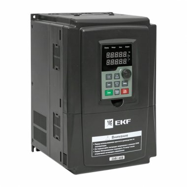 Фотография товара 'EKF VT100-022-3B Преобразователь частоты 22/30кВт 3х400В с торм. модулем'