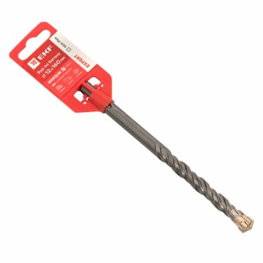 Фотография товара 'EKF db-12-160-4x4 Бур по бетону SDS-plus 12х160 мм (4 резца) Expert'