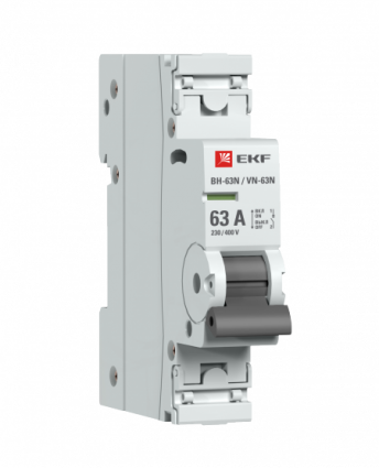 Фотография товара 'EKF S63163 Выключатель нагрузки 1P 63А ВН-63N PROxima'