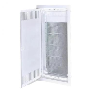 Фотография товара 'EKF nv-mb-pmd-4 Встраиваемый слаботочный щит "Nova" 4 габарит с металлической перфорированной дверью IP40'