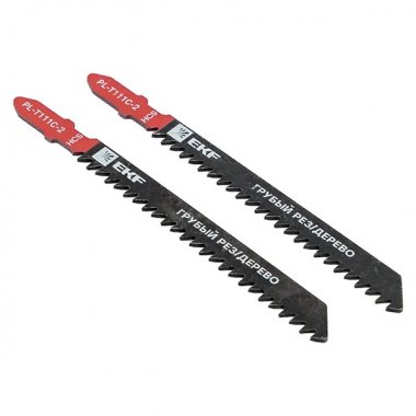 Фотография товара 'EKF pl-t111c-2 Пилки для электролобзика T111C (грубый рез по дереву)(HCS)'