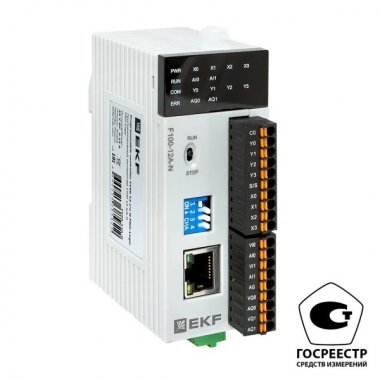 Фотография товара 'EKF F100-12A-N-V Программируемый контроллер F100 12 в/в N PRO-Logic'