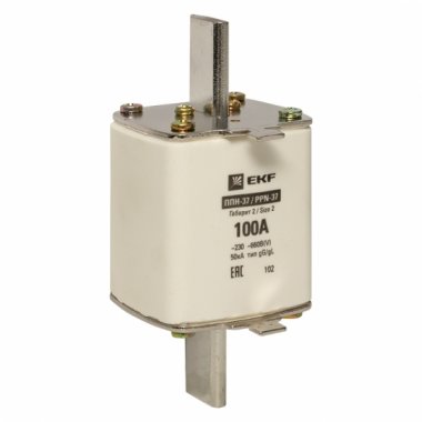 Фотография товара 'EKF fus-37/400/100 Плавкая вставка ППН-37 400/100А габарит 2'