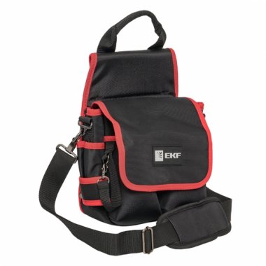 Фотография товара 'EKF C-14 Сумка монтажника поясная с крышкой и ремнем'