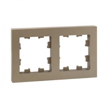 Фотография товара 'EKF UP1-FPC-02 2 - местная рамка, шампань, пластик Эпика'