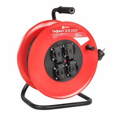 Фотография товара 'EKF UKG02-16-R325-4-30-IP44 Удлинитель на катушке "Гефест 2.0" КГ 3*2,5'