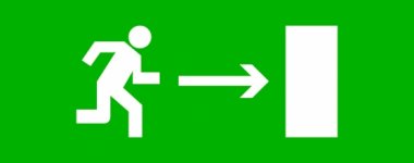 Фотография товара 'EKF pkal-02-04 Пиктограмма "Направление направо" 240х95мм'