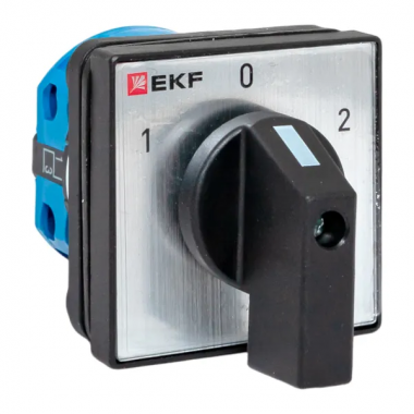 Фотография товара 'EKF pk-1-21-10-65 Переключатель кулачковый ПК-1-21 10А 1P «1-0-2» IP65'