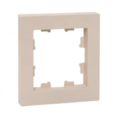 Фотография товара 'EKF UP1-FPI-01 1 - местная рамка, кремовая, пластик Эпика'