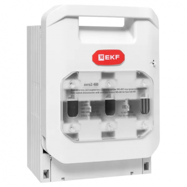 Фотография товара 'EKF uvre2-400 Выключатель-разъединитель УВРЭ v2 400А с дополнительным контактом (NO+NC) откидного типа'