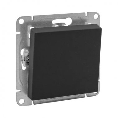 Фотография товара 'EKF UP1-SWB-10 Механизм выключателя, одноклавишный, чёрный Эпика'