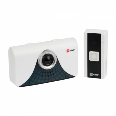 Фотография товара 'EKF DBB-D-001 Звонок беспроводной на батарейках 2х1,5В АA'