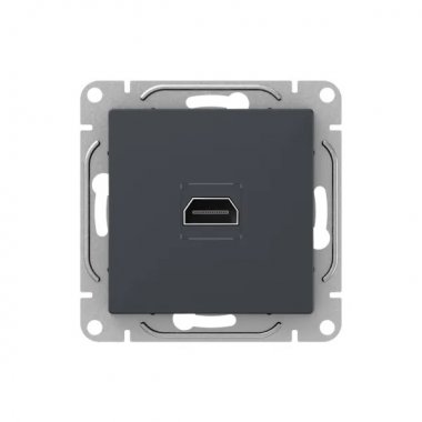 Фотография товара 'EKF UP1-SOG-HDMI Механизм розетки HDMI, графит Эпика'