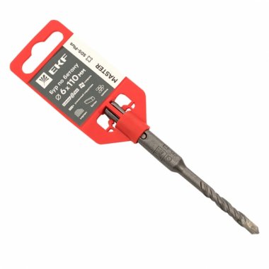 Фотография товара 'EKF db-6-110-2x4 Бур по бетону SDS-plus 6х110 мм (2 резца) Master'