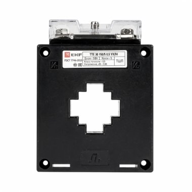 Фотография товара 'EKF tte-30-150-0.5S Трансформатор тока ТТЕ-30-150/5А класс точности 0,5S'