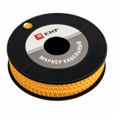 Фотография товара 'EKF plc-KM-2.5-L Маркер кабельный 2,5 мм2 "L"'