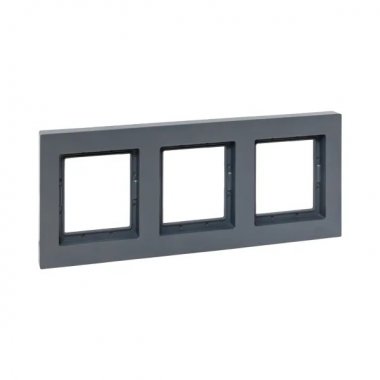 Фотография товара 'EKF UP1-FPG-03-44 3 - местная рамка, IP44, графит, пластик Эпика'