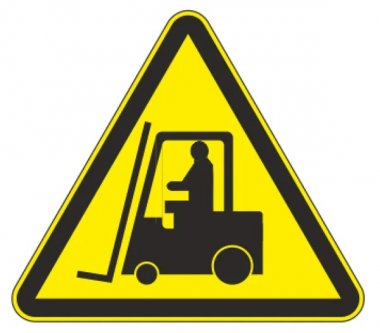 Фотография товара 'EKF zn-w-07 Знак металл W07 "Внимание. Автопогрузчик" (200x200x200)'