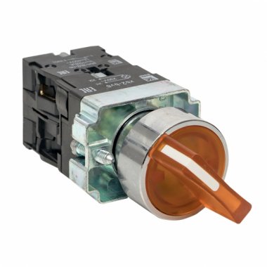 Фотография товара 'EKF xb2-bk21-y-230 Переключатель BD21 2P c желтой подстветкой 230В NO'
