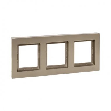 Фотография товара 'EKF UP1-FPC-03-44 3 - местная рамка, IP44, шампань, пластик Эпика'