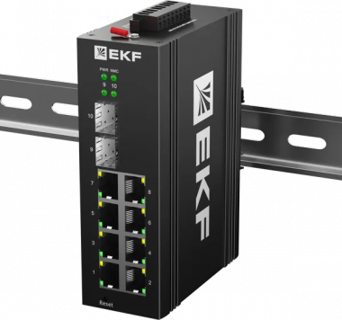 Фотография товара 'EKF TSX-ML2-2GX/SFP-8GTP Промышленный управляемый коммутатор уровня L2 ML2-2GX/SFP-8GTP'