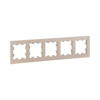 Фотография товара 'EKF UP1-FPI-05 5 - местная рамка, кремовая, пластик Эпика'