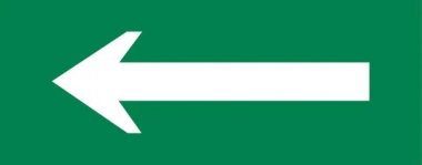 Фотография товара 'EKF pkal-04-02 Пиктограмма "Стрелка" 320x120мм F'