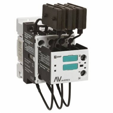 Фотография товара 'EKF ctrk-s-22-15-230-av Контактор для конденсатора КМЭК 15 кВАр 230В 1NО+1NC'