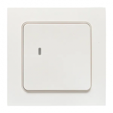 Фотография товара 'EKF RCV-ST1-WS-ZB Умный беспроводной выключатель Стокгольм 1-кл белый Zigbee'