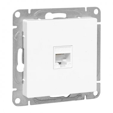 Фотография товара 'EKF UP1-SOW-RJ11 Механизм розетки RJ11, белый Эпика'