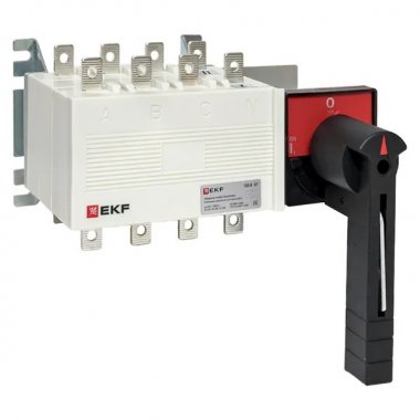 Фотография товара 'EKF pscs-100-4 Рубильник-переключатель 100A 4P c рукояткой управления'