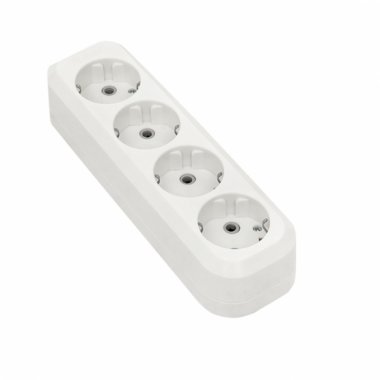 Фотография товара 'EKF AKB16-4 Колодка 4 гн. 16А 3,5кВт с/з Эксперт PROxima'