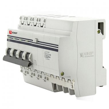 Фотография товара 'EKF Дифференциальный автомат (характеристика C, AC, электронный, защита 270В) 4,5кА PROxima DA4-32-100-pro'
