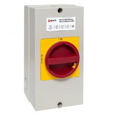 Фотография товара 'EKF pk-2k-13-40-a65 Переключатель кулачковый ПК-2-13 40А 3P "ВКЛ-ВЫКЛ"'