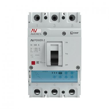 Фотография товара 'EKF Автоматический выключатель AV POWER-3/3 400А 50kA ETU2.2 mccb-33-400-2.2-av'