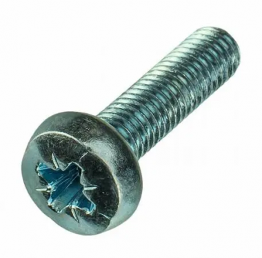 Фотография товара 'EKF wp6x12 Винт 6х12 с полусферической головкой и крестообразным шлицем DIN 7985'