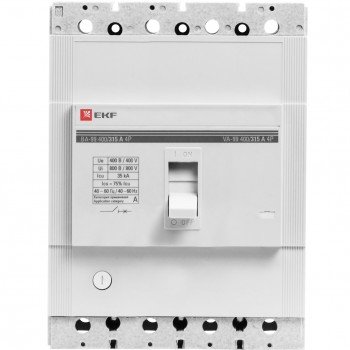 Фотография товара 'EKF Выключатель автоматический ВА-99 400/315А 4P 35кА PROxima mccb99-400-315-4P'