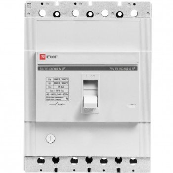 Фотография товара 'EKF Выключатель автоматический ВА-99 400/400А 4P 35кА mccb99-400-400-4P'